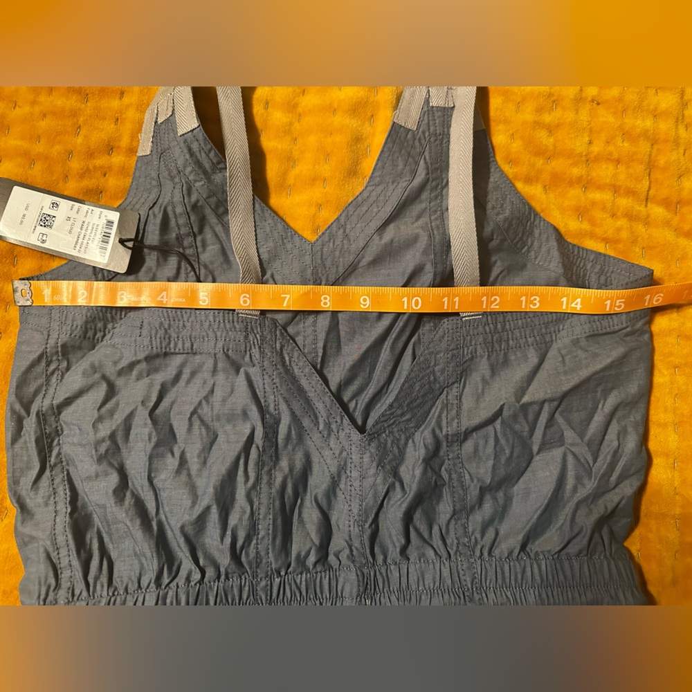 G-Star Blue Jumpsuit with Gray Straps - Picture 6 of 8